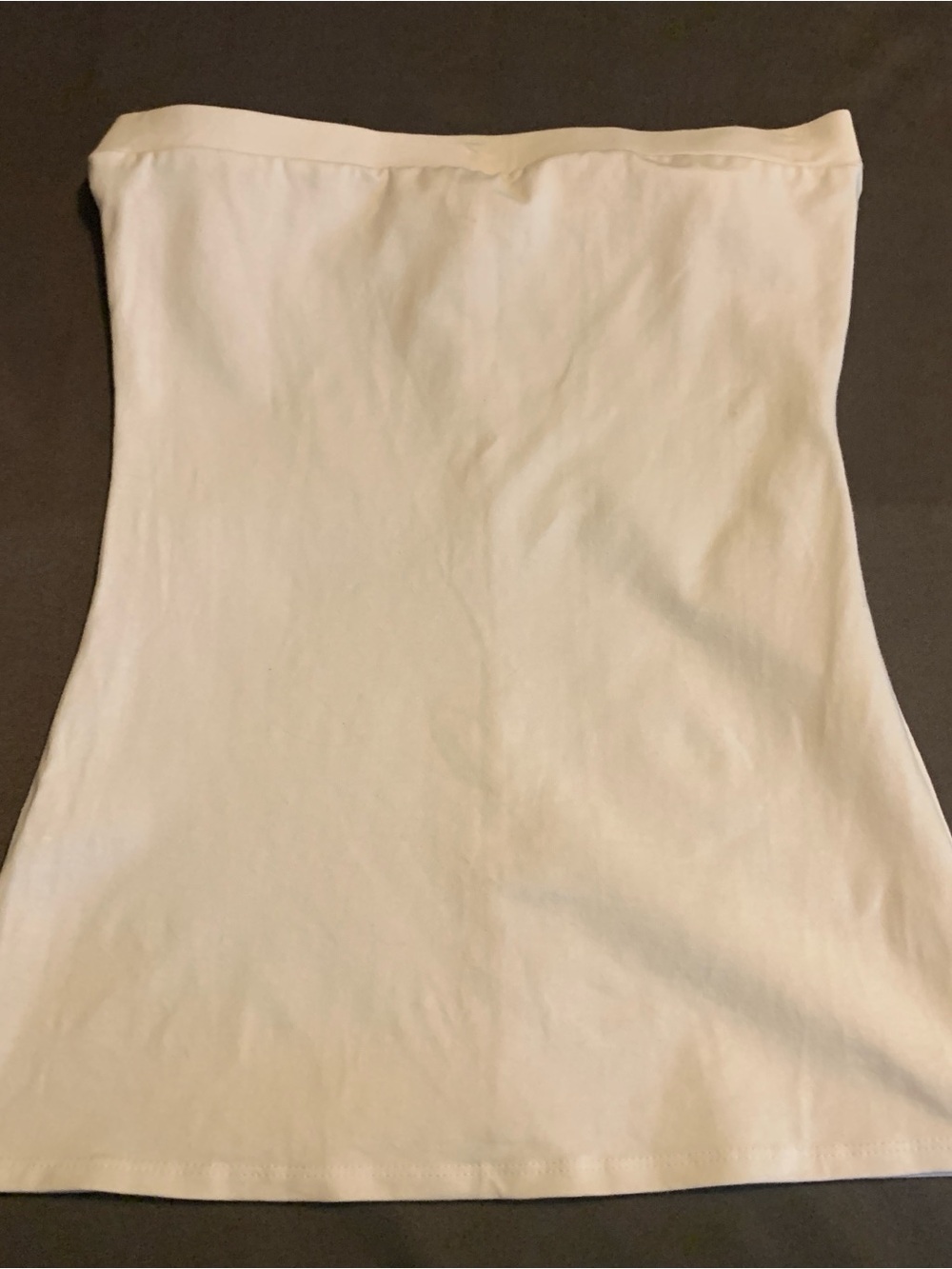 Stretch is Comfort White Strapless Tube Top - Women Intimates Small